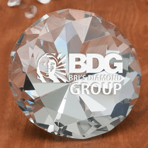 Large Diamante Paperweight