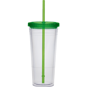 Extra Large Carnival Cup-Color Straw and Lid