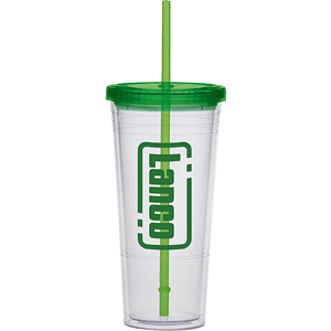 Extra Large Carnival Cup-Color Straw and Lid