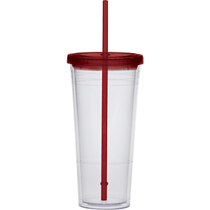 Extra Large Carnival Cup-Color Straw and Lid