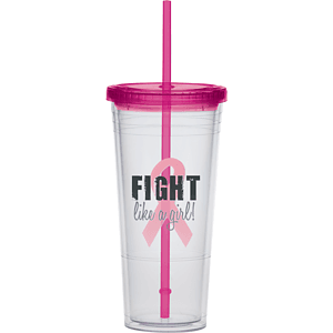 Extra Large Carnival Cup-Color Straw and Lid