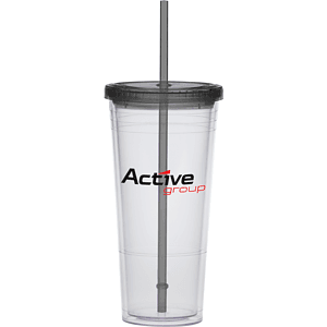 Extra Large Carnival Cup-Color Straw and Lid