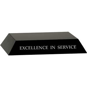 Black Optical Crystal Base