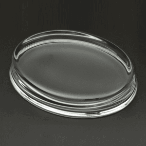 Oval Paperweight - Deep Etched
