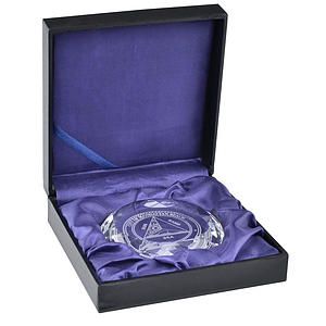 Faceted Circle Paperweight