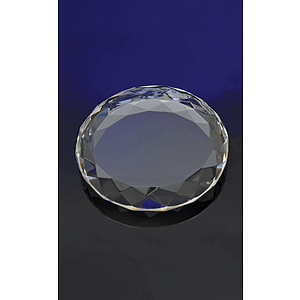 Faceted Circle Paperweight