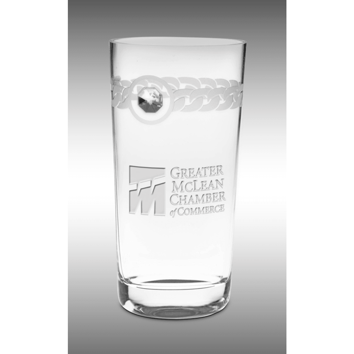 Promotional Medium crystal vase Personalized With Your Custom Logo