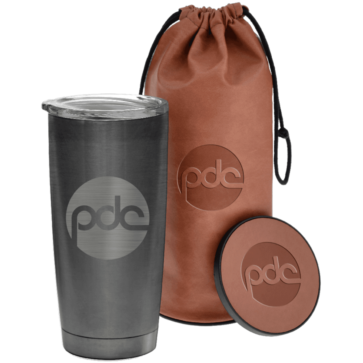 20 oz. Lasered Infinity Tumbler and Coaster Set