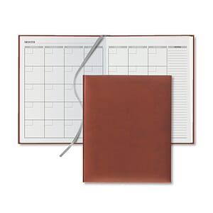 Castelli Tucson Grande Desk White Page Perpetual Monthly Diary