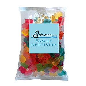 Gummy bears in lg label pack | Order Swag