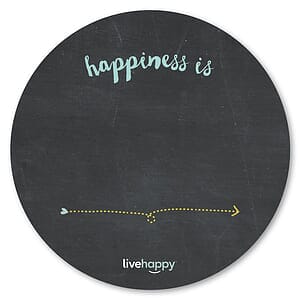 Circle Chalkboard Magnet 11 Diameter