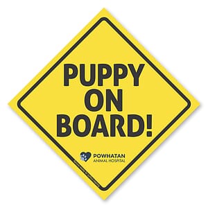 Car Sign Square Magnet 4 x 4