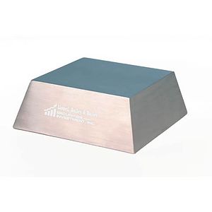 Medium Silver Metal Slanted Base