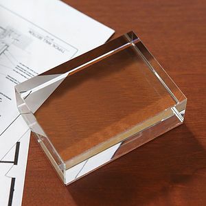 Rectangle Paperweight Award