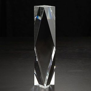 Small Chairmans 3D Crystal Award