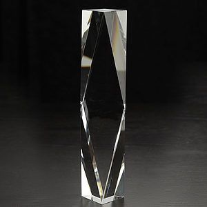 Large Chairmans 3D Crystal Award