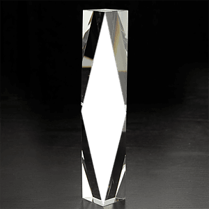 Large Chairmans 3D Crystal Award
