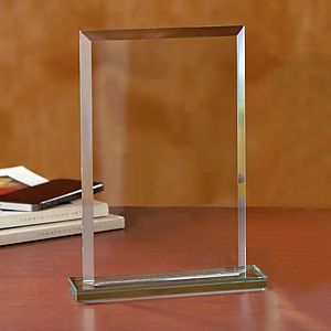 Beveled Rectangle - Large Award
