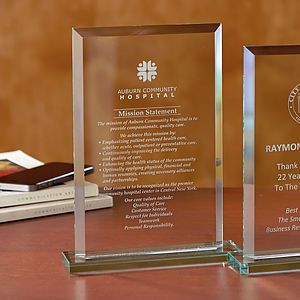 Beveled Rectangle - Large Award