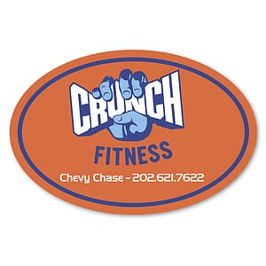 2 X 3 In Oval Perm Standard Label
