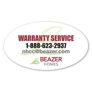 2 X 3.5 In Oval Removable Label