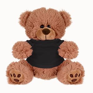 Plush Bear w Embroidered Paws and T-Shirt