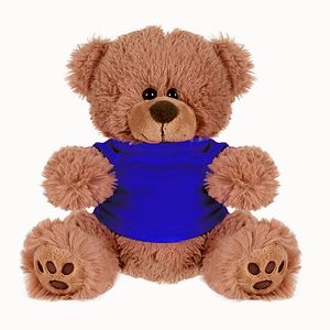 Plush Bear w Embroidered Paws and T-Shirt