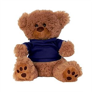 Plush Bear w Embroidered Paws and T-Shirt
