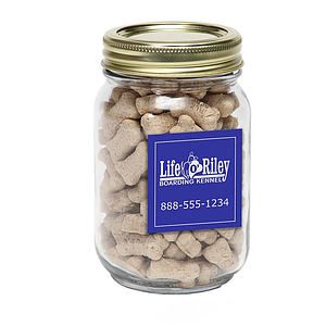 Pint Jar with Square Magnet
