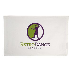 100 Cotton Sport Terry Velour Towel Hem - White