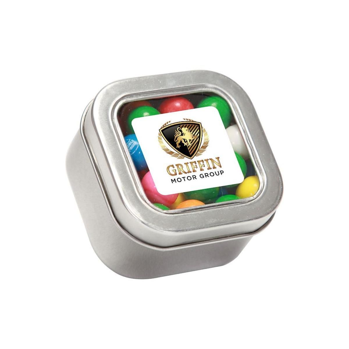 Small Square Window Tin Premium Fill