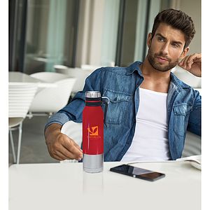25oz Clip-On Stainless Steel Vacuum Bottle