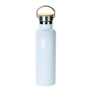 20oz Bamboo Top SS Vacuum Bottle