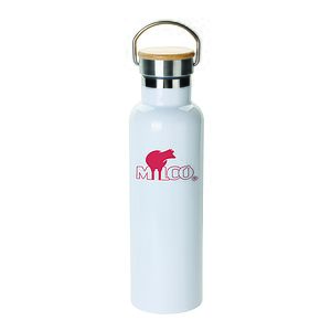 20oz Bamboo Top SS Vacuum Bottle