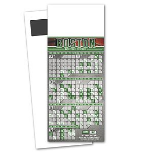 Basketball Schedule Magnetic Stick Up Card