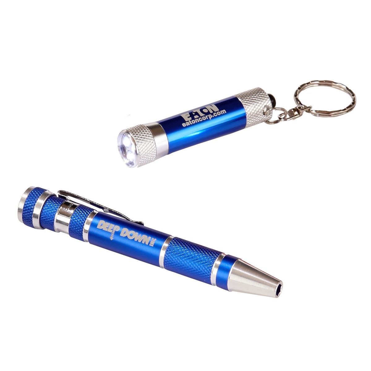 Promotional Keylight and screwdriver set blue Personalized With Your