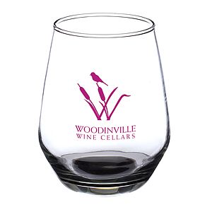 12 oz Silicia Stemless Wine Glasses