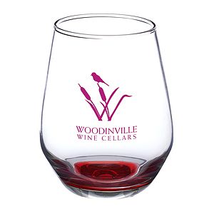12 oz Silicia Stemless Wine Glasses