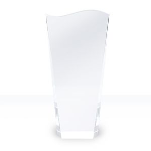 7 3/4" Clear Wave Top Award