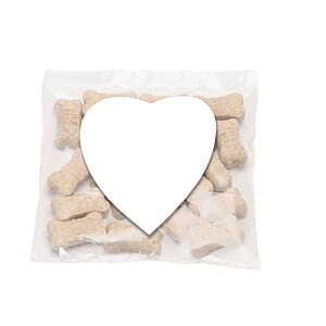 Mini Snack Bag with Large Heart Magnet Pet Fill