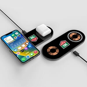 Glass Top Dual Wireless Charging Pad