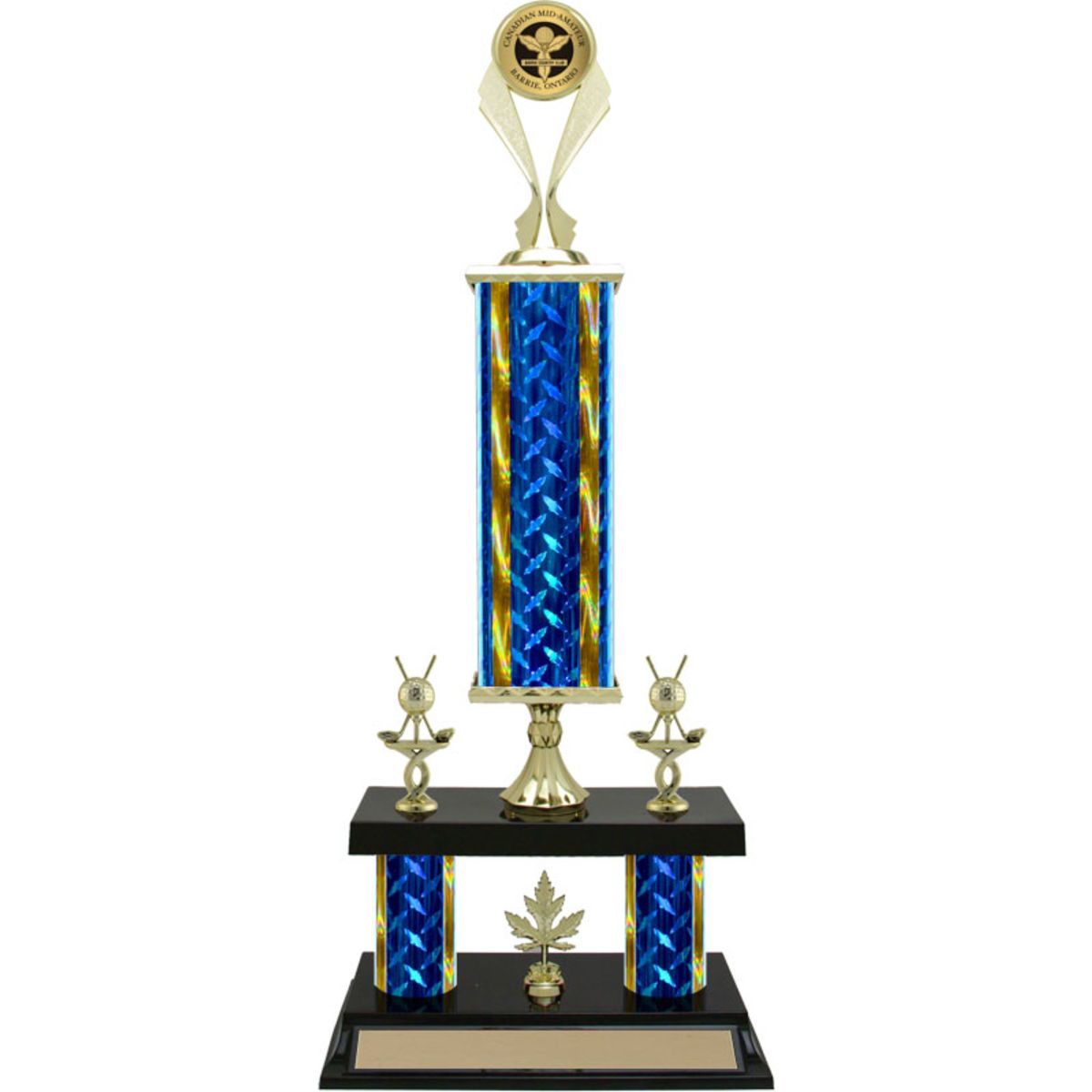 Promotional 2 post set, award trophy, 22 Personalized With Your Custom Logo