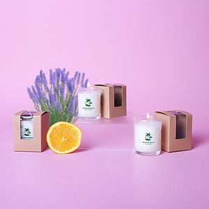 Wixie Candle with Kraft Paper Box : 3 oz