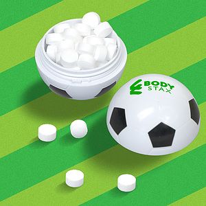 Soccer Ball Mint Container