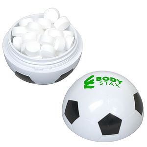 Soccer Ball Mint Container