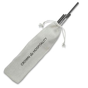 Straight Stainless Steel Straws: Individually sold in Silver