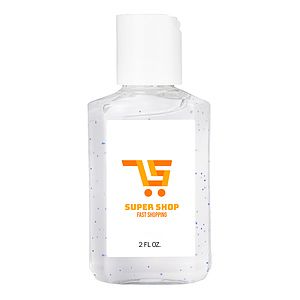 2oz Travel Gel Hand Sanitizer With Moisturizing Beads