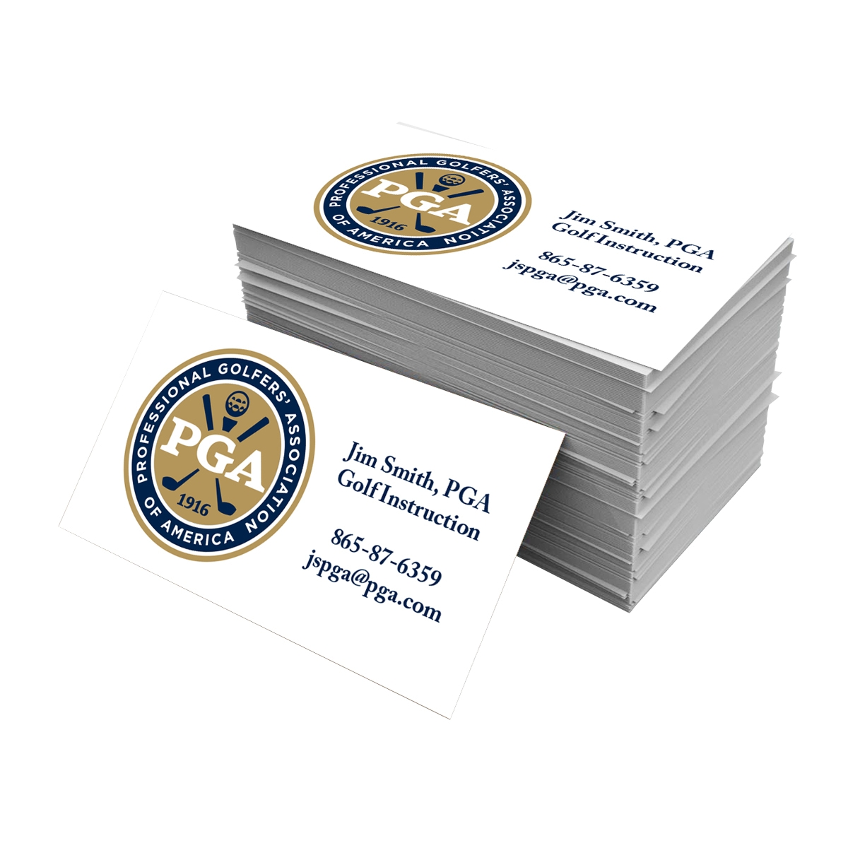 Business Cards - 14pt Full Color Front & Back - Gloss Coating Size 2" x 3.5" - Standard