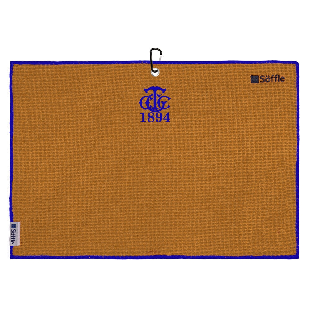 Soffle Players Golf Towel 24" x 16" Flat. Imprint - 1 Location