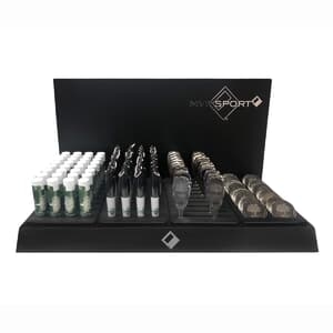 Golf Shop Counter Display - Package 12 - Hammered Divot Tools, Sharpie Minis, Lip Balms, & Hammered Ball Marks